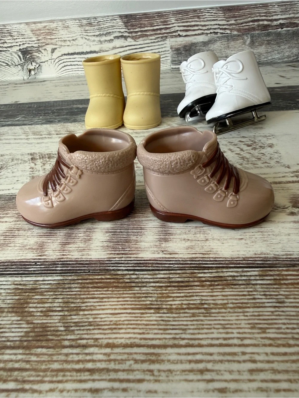 MIXED Lot 4 Pairs OUR GENERATION & Funrise 18” Doll Shoes BOOTS Skates for Play